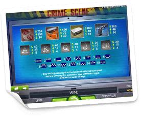 Crime-Scene-paytable