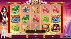 Koi princess slot spelplan
