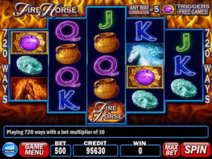 Fire horse spelautomat